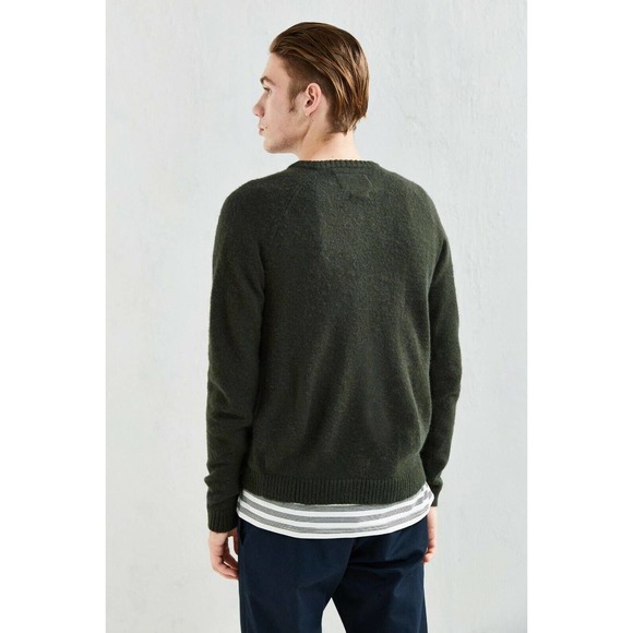 Native Youth Size M Altitude Knit Men's Sweater Wool Blend Crew Neck Pullover - Picture 3 of 12